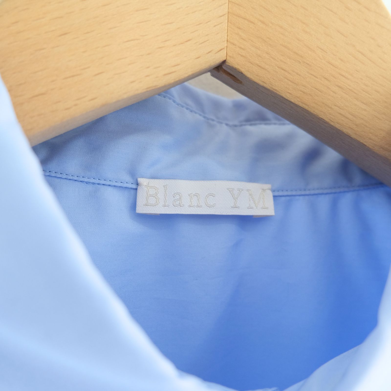 【販売開始 : 7/18 (土) 00:00~】Broad Cotton Wide Shirts（Sax Blue）