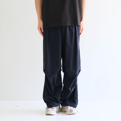 _163 / ライクラ 裏タックパンツ/（DARK NAVY）