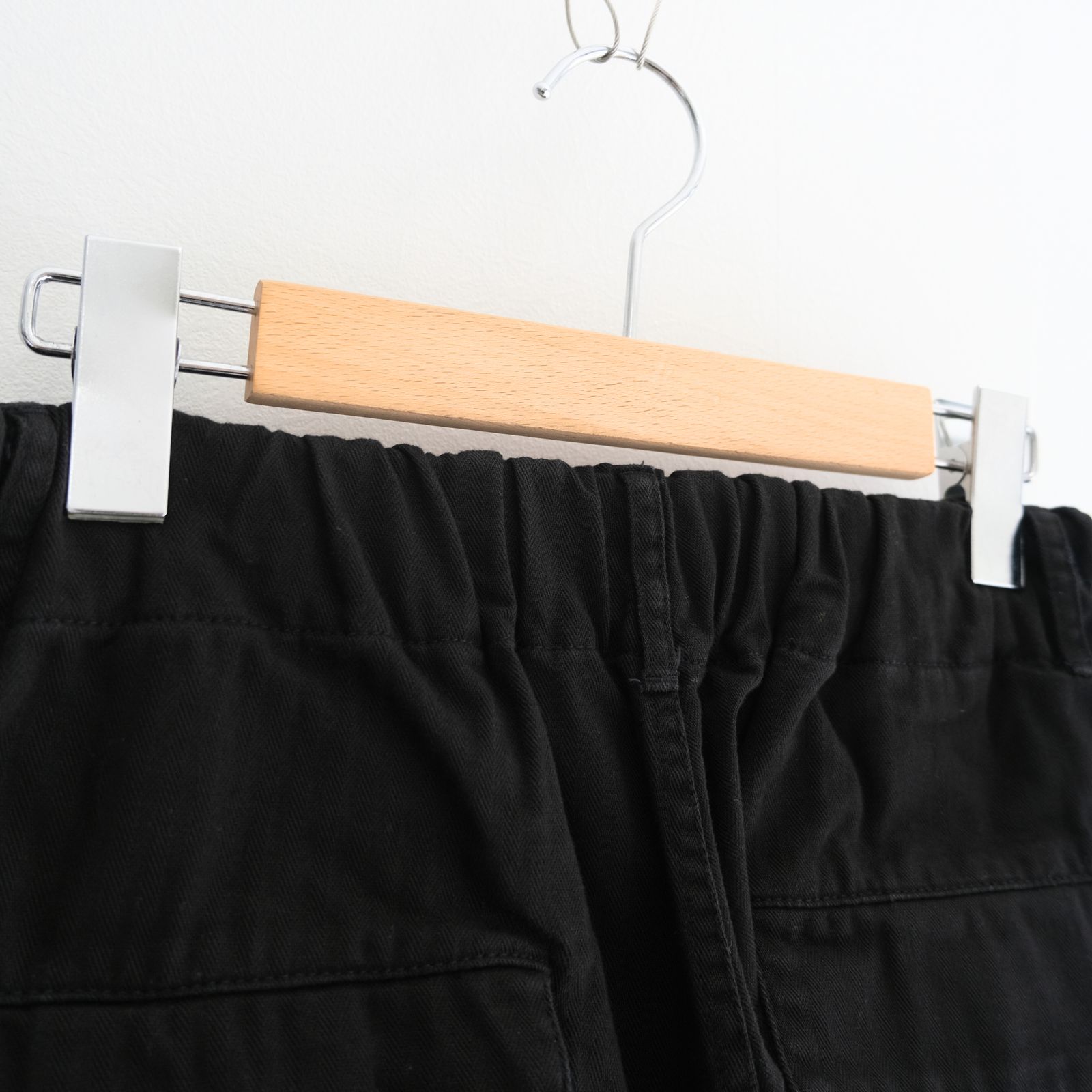 Herringbone 6-Pocket Pants / パンツ / カーゴパンツ / ヘリンボーン / BLACK