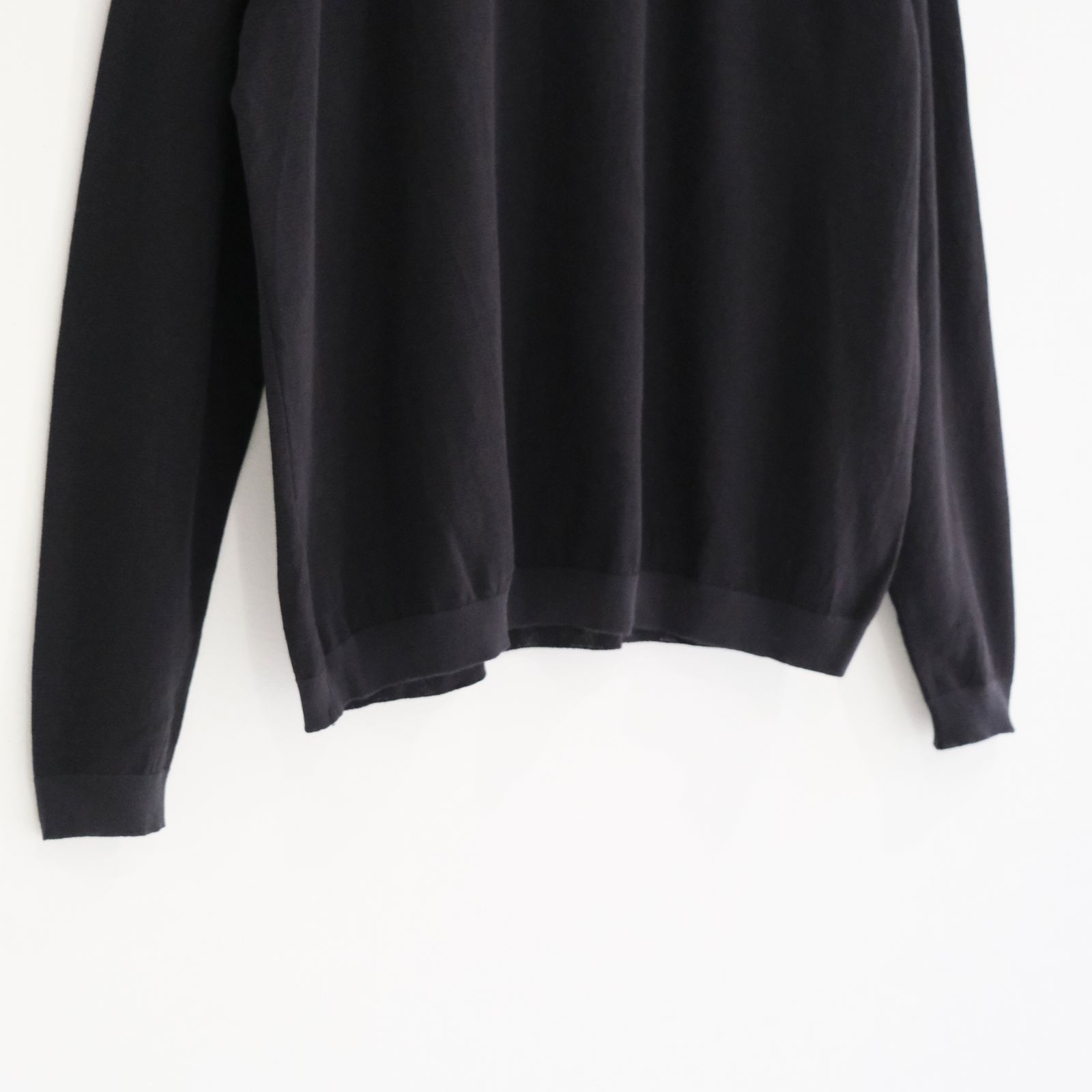 ULTERIOR - TWISTED COTTON KNIT PULLOVER / ニット / コットン