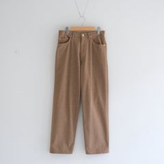 5PK COTTON PIQUE WIDE PANTS / Unstained / organic cotton / パンツ / D.Brw