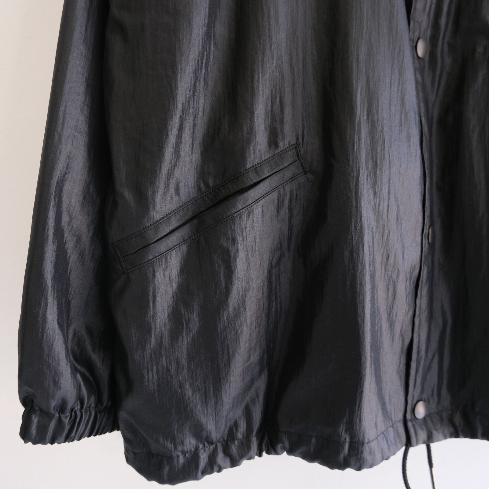 LUSTER NYLON TAFFETA COACH JKT / ジャケット / コーチジャケット / BLACK
