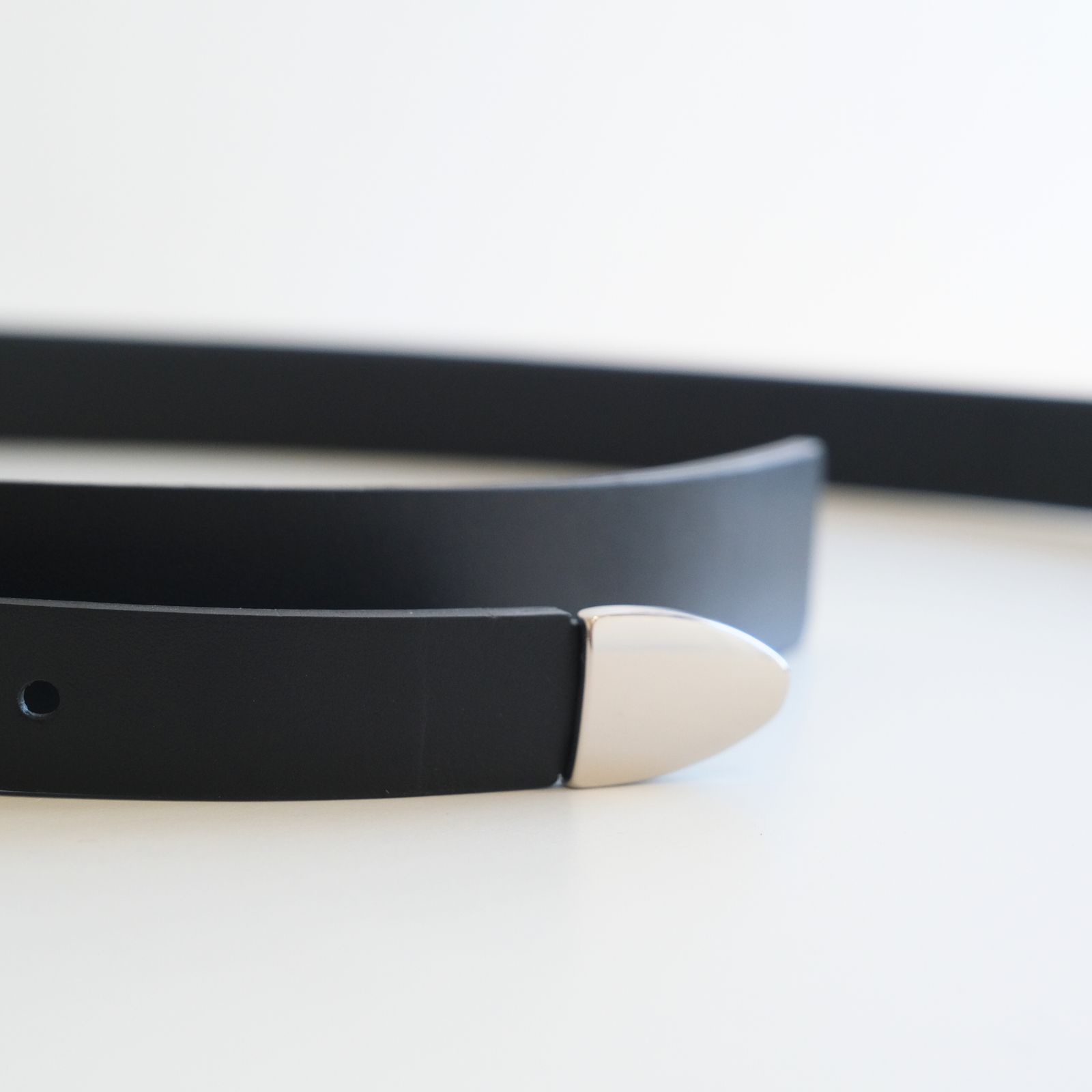 MARK LAYERED BELT / ベルト / レザー / BLACK