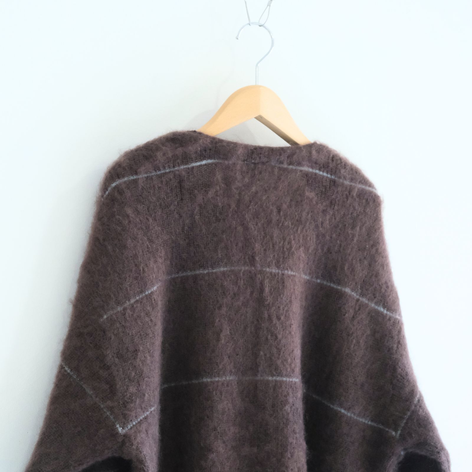 MOHAIR BOARDER CARDIGAN（BROWN）