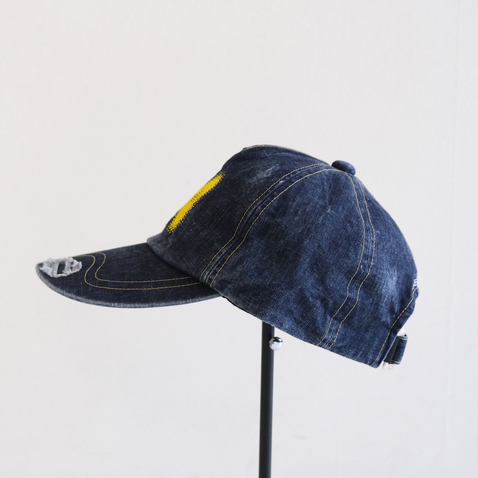 Logo Cap / デニム / キャップ / ダメージ加工 / Indigo