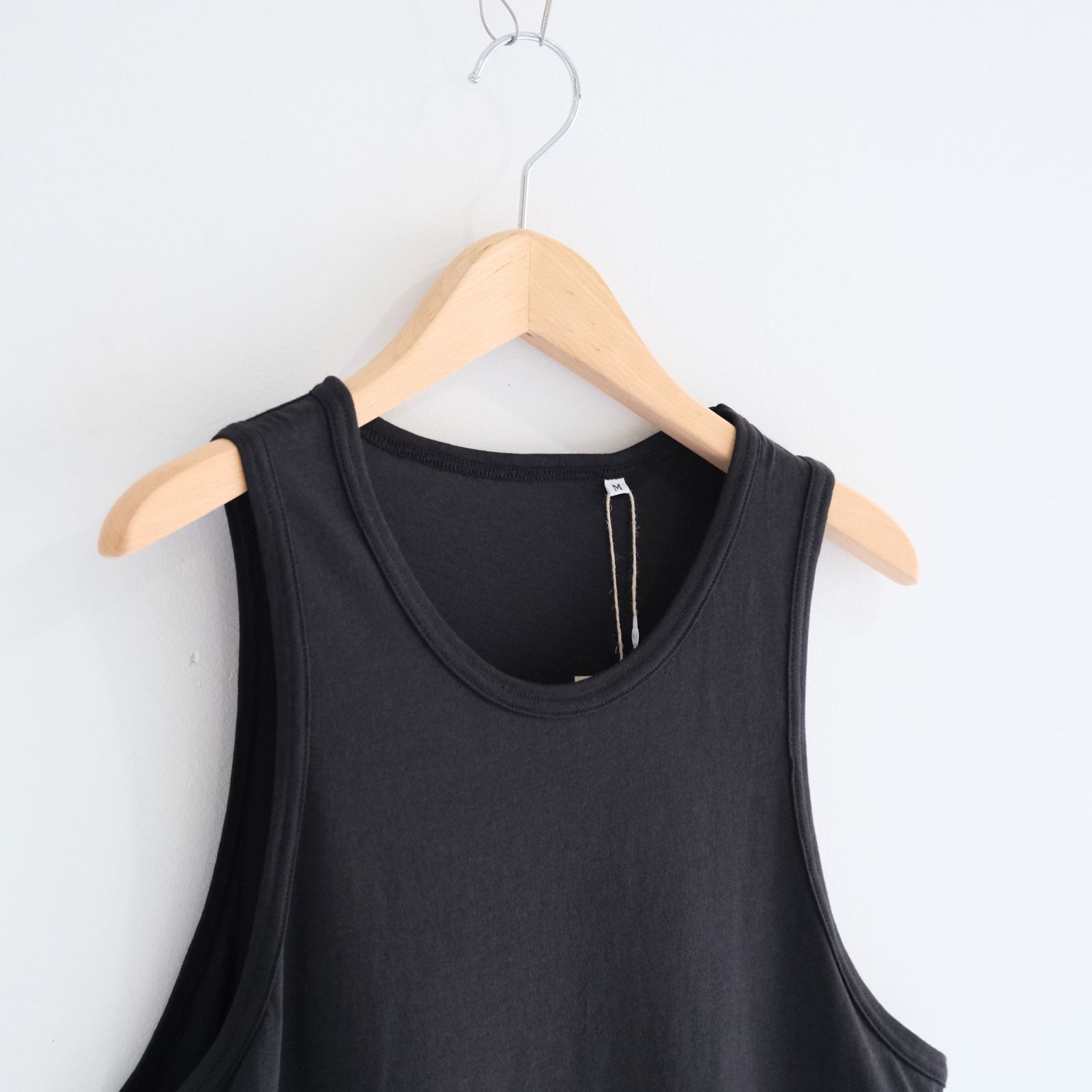 Tank Top / タンクトップ / 天然ピマコットン / BLACK