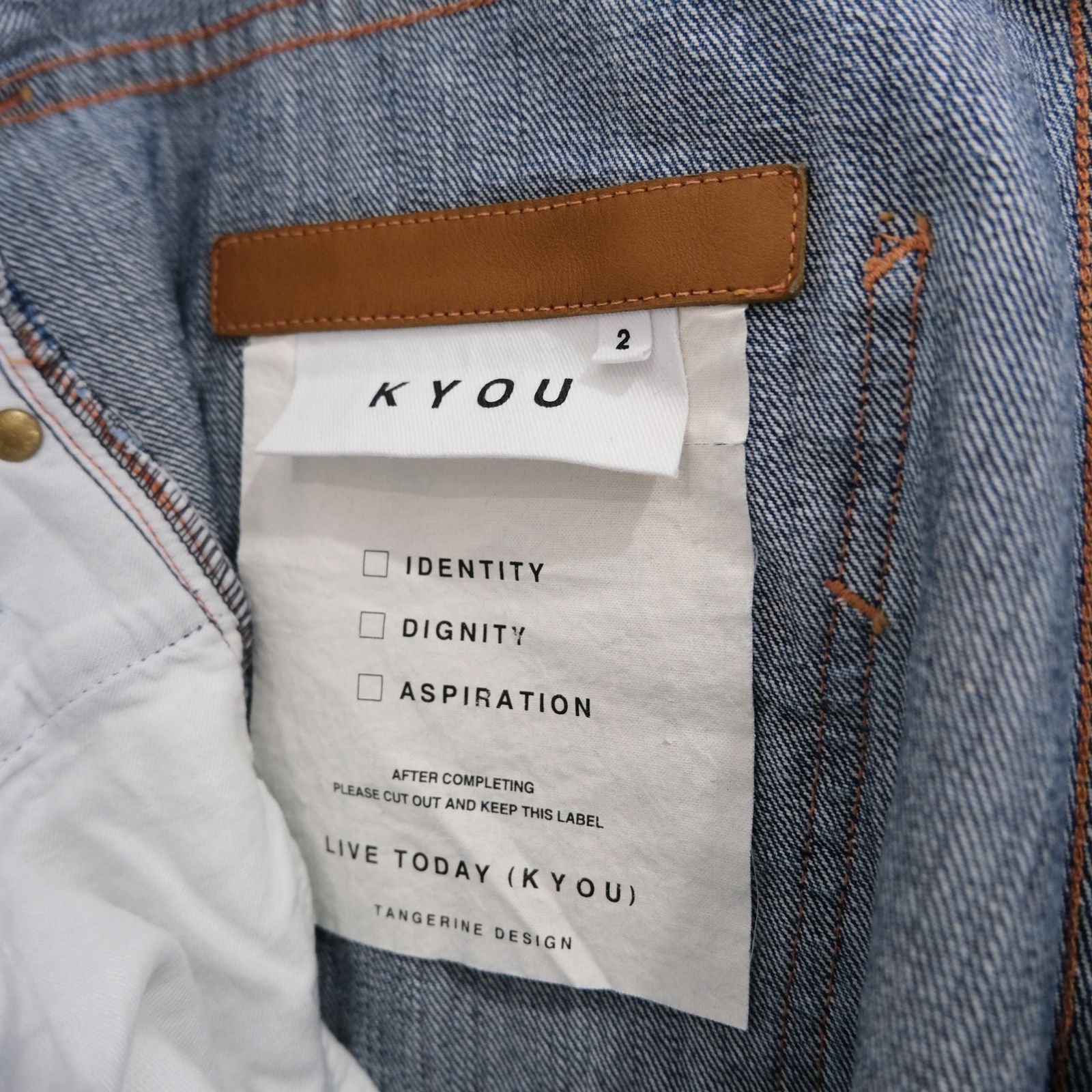 "JUDE Ⅱ"REPAIRED Half Oiled Coated Straight by 66 Selvedge Denim / パンツ / デニム / ワックスオイルド加工 / REPAIRED/OILED