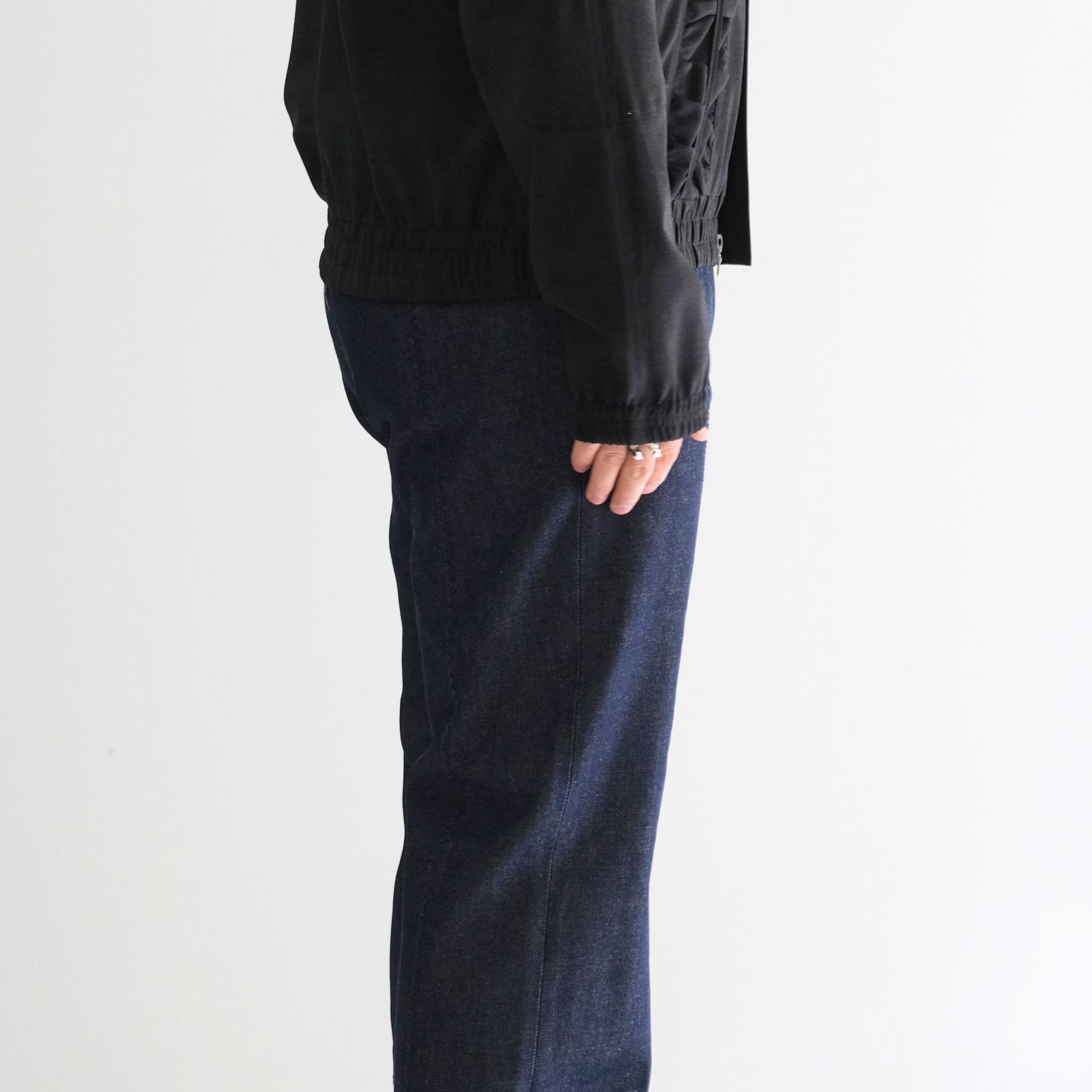 Rigiddenim Flared Pants / リジッドデニムフレアパンツ（Indigo）
