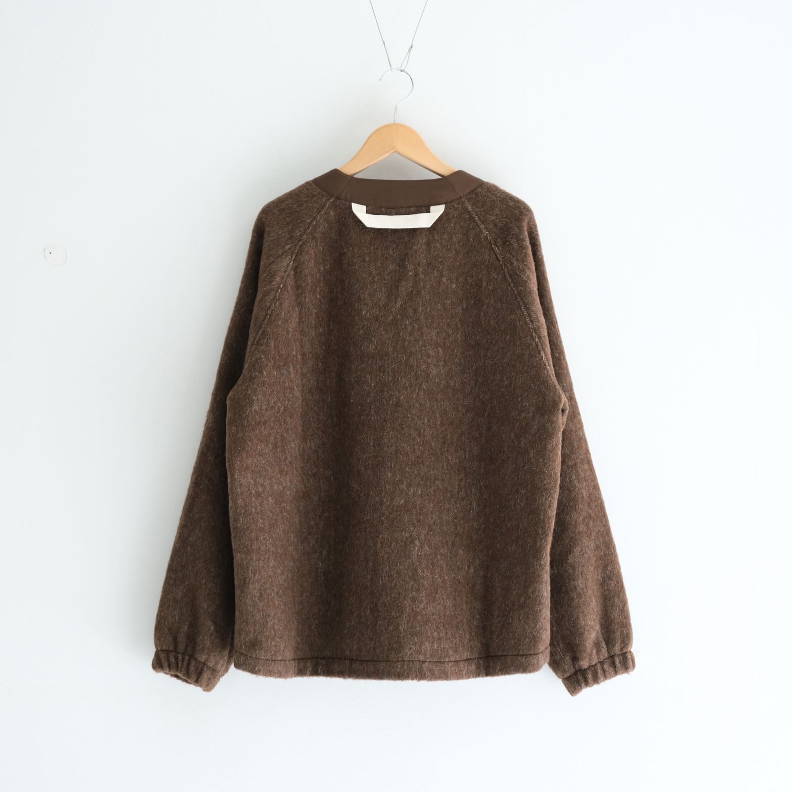 MERELY PREMIUM WOOL BLEND MELTON BERKUT CARDIGAN / カーディガン / VAN DYKE BROWN