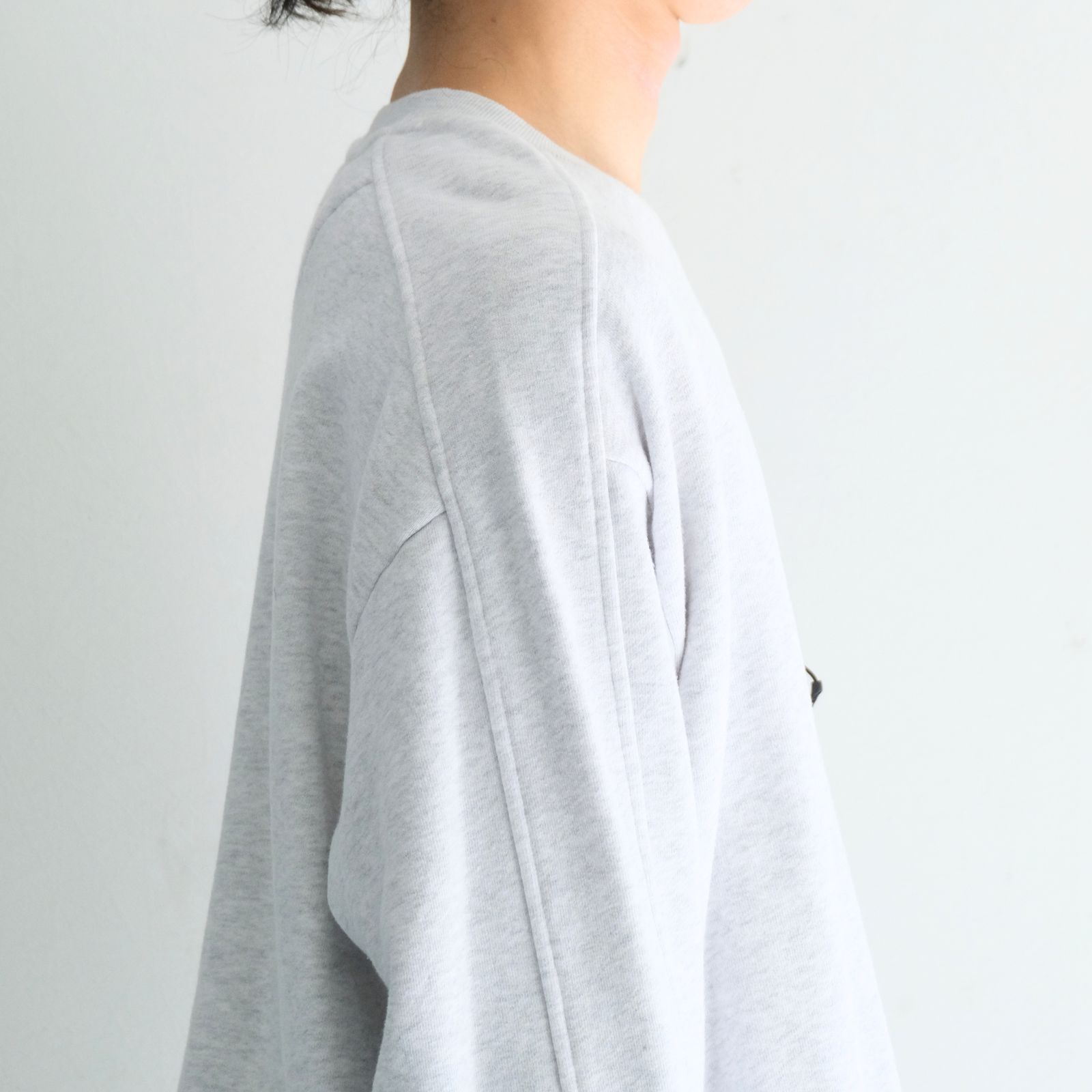 BAL / BIKE ATHLETIC LOOP WHEEL COTTON CREW / BAL × BIKE / アスレチック ループホイール コットンクルー（ASH GRAY）