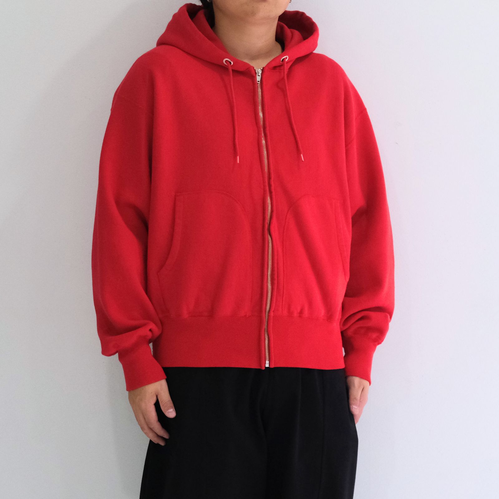 ZIP UP PARKA / ジップアップパーカー / RED