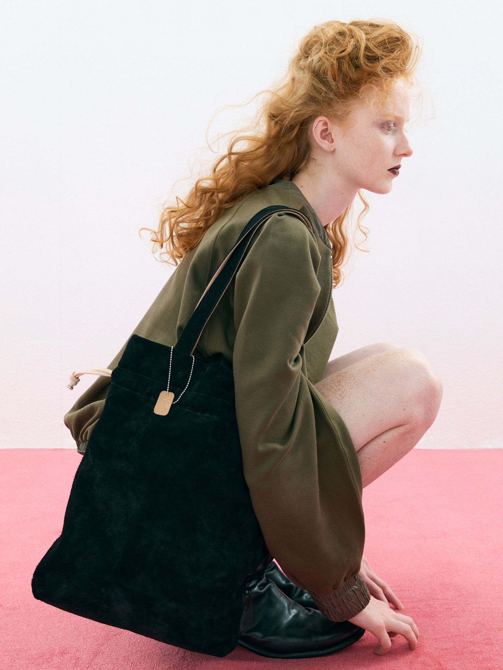 Drawstring Tote Bag（Brown）