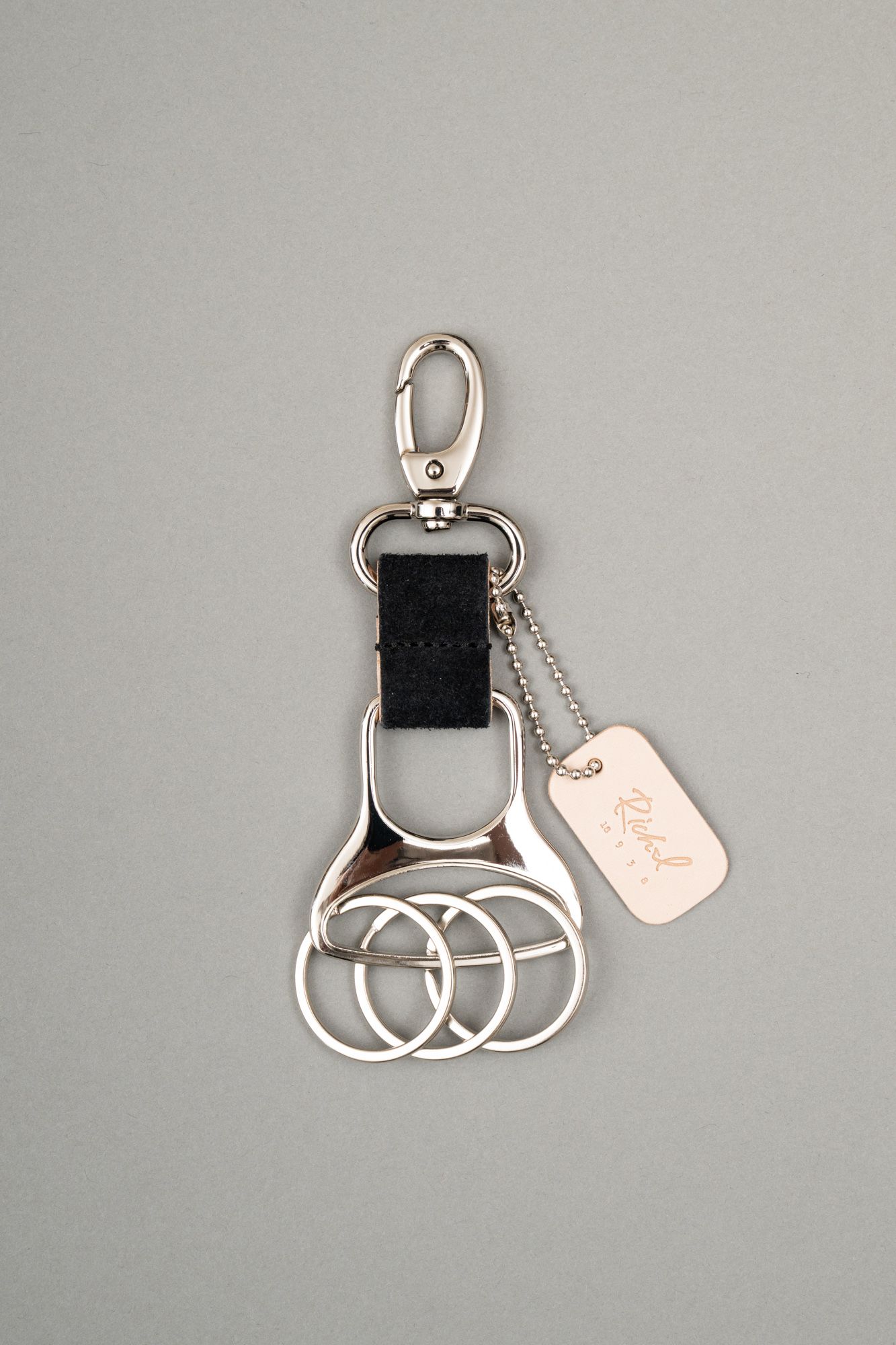 W Ring Keychain（Black）