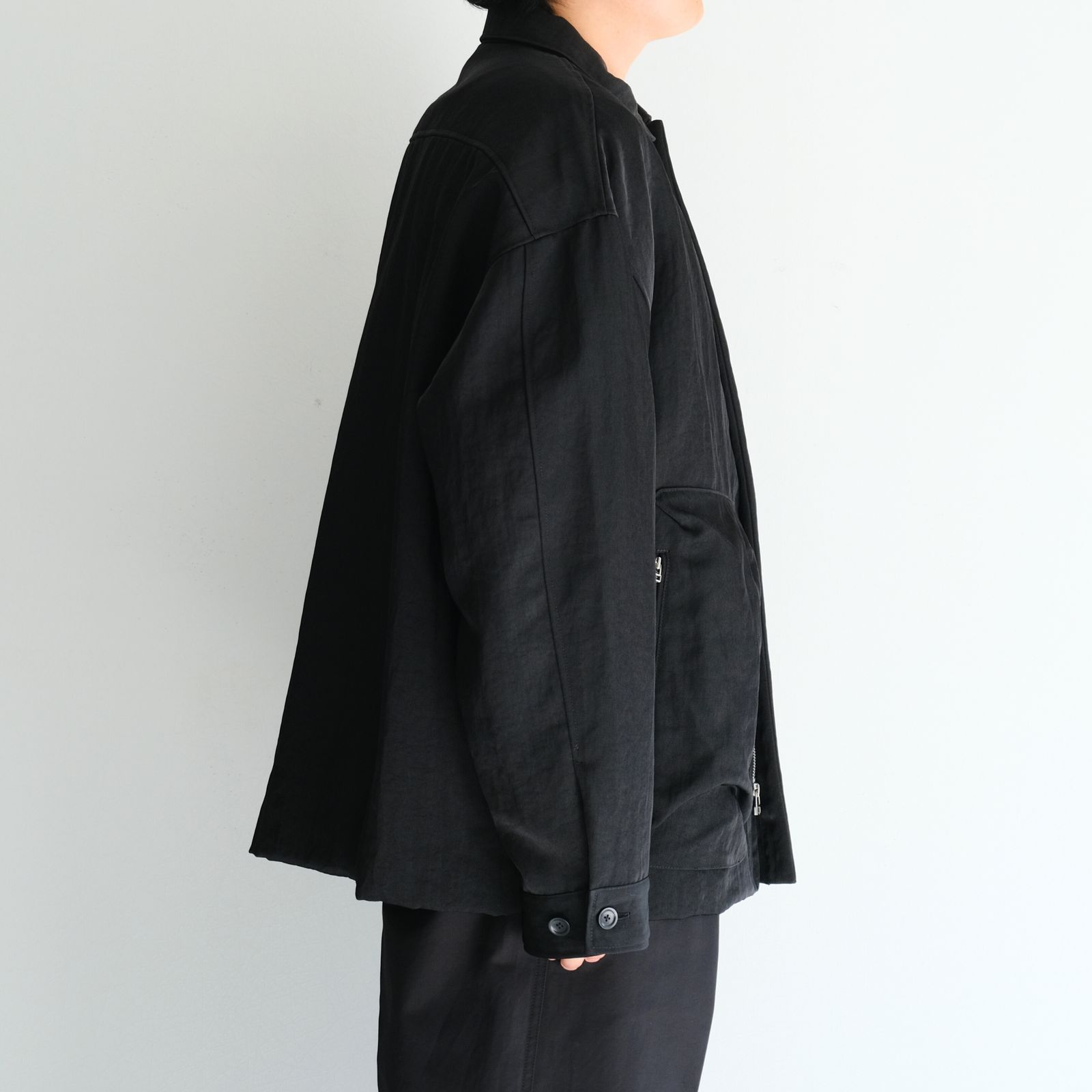 Big Pocket Nylon Blouson / ブルゾン / ナイロン / BLACK
