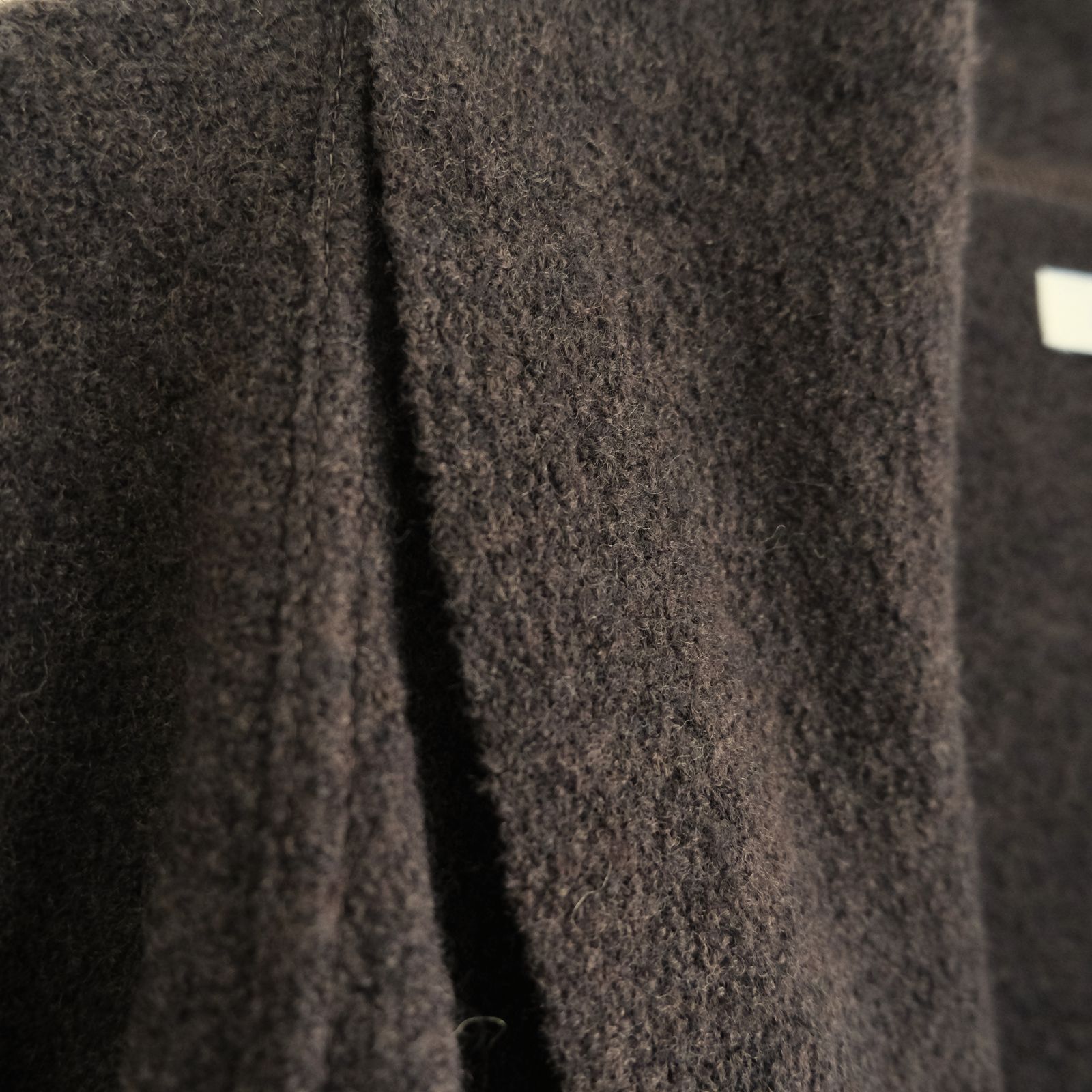 【残り1点】CARDIGAN JACKET  ‐Hard Twist Crepe Knit‐（Brown）