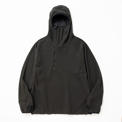 【入荷時期：2026年7月頃】Uneven Anonymous Balaclava Hoodie / アンイーヴン アノニマス バラクラバ フーディー（OFF BLACK）