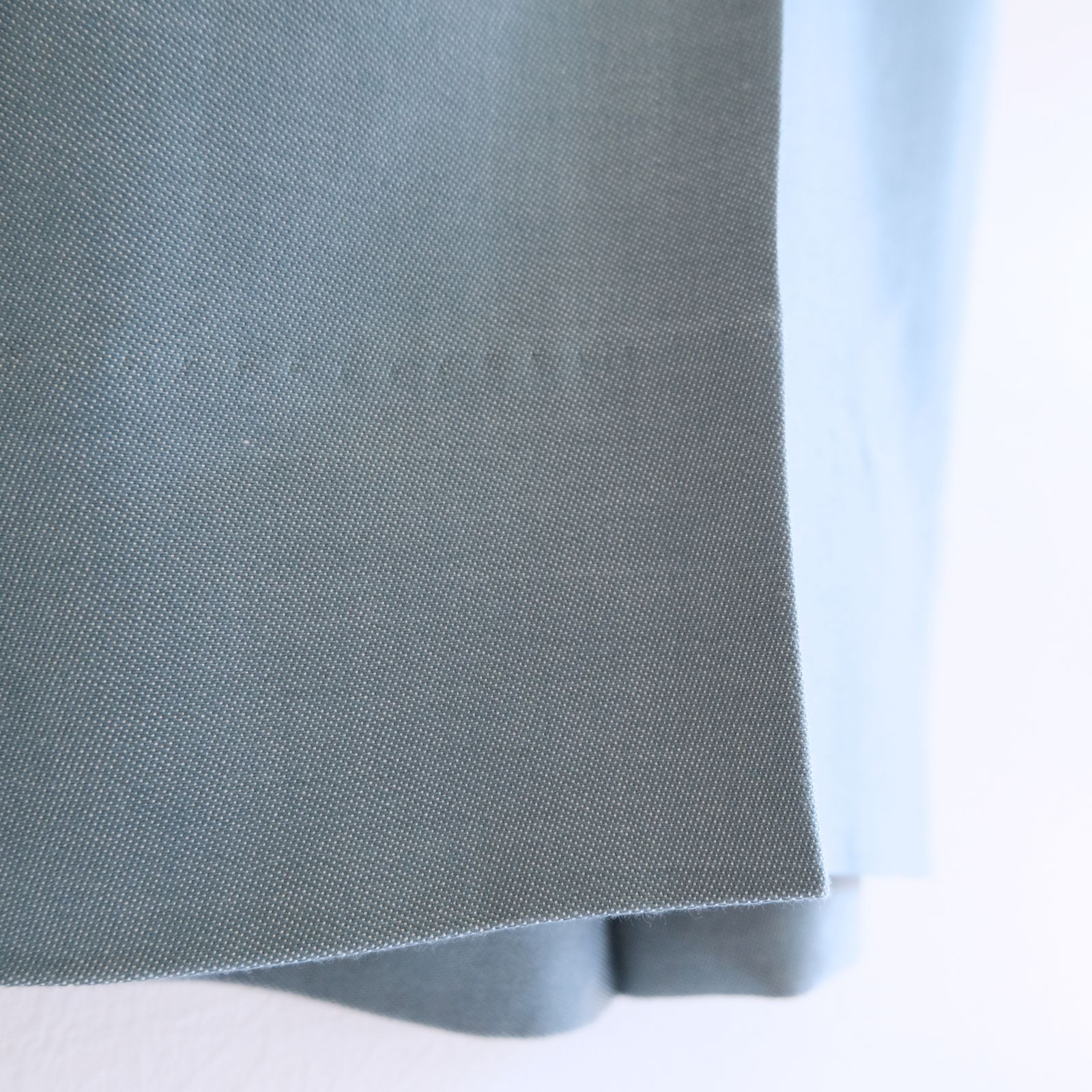 【残り1点】WIDE EASY FLARE TROUSERS  - Heavy Cupra -（Blue）