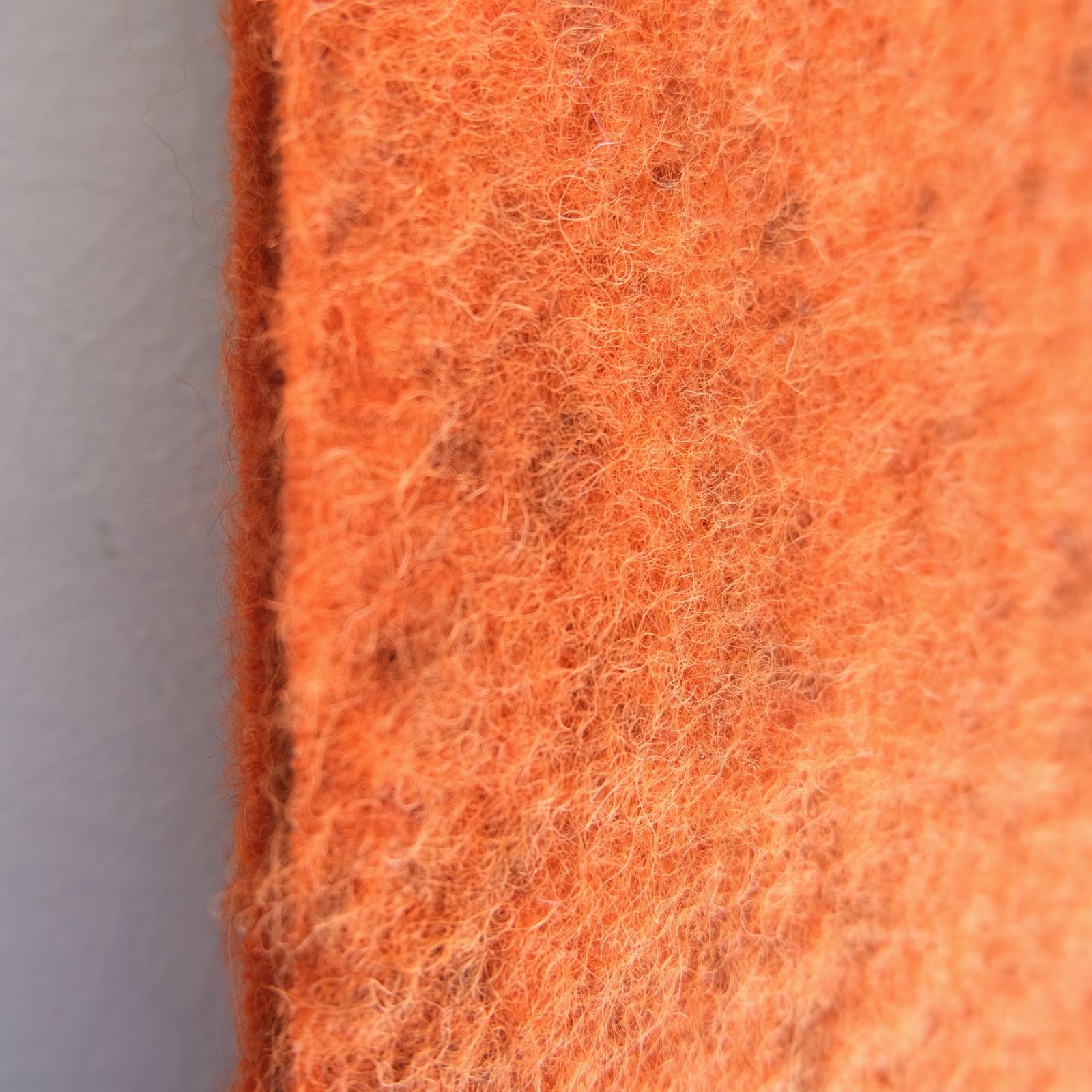 Two Colour Woolly Scarf / マフラー / アルパカ / Brown / Orange