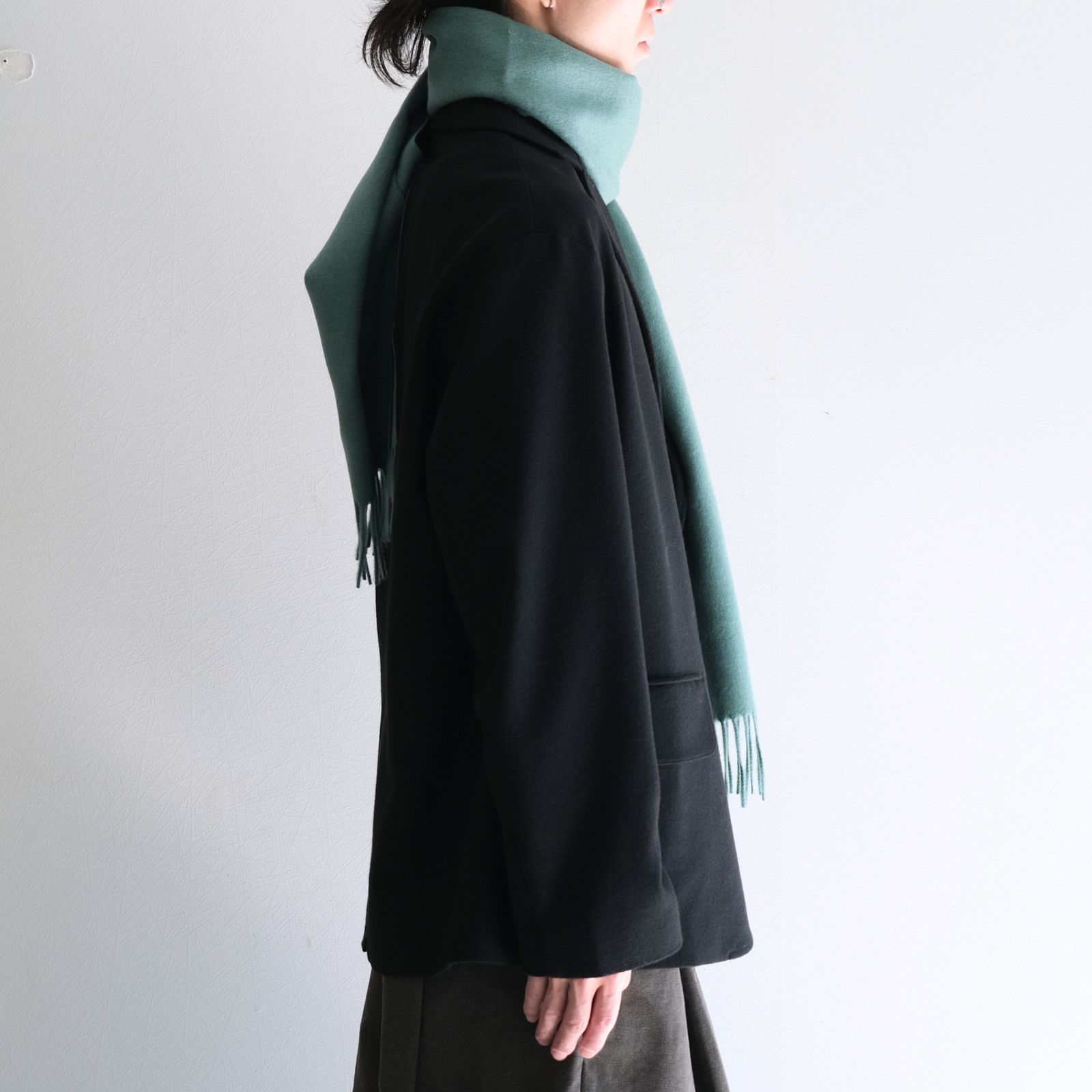 Brushed Scarf（Moss）