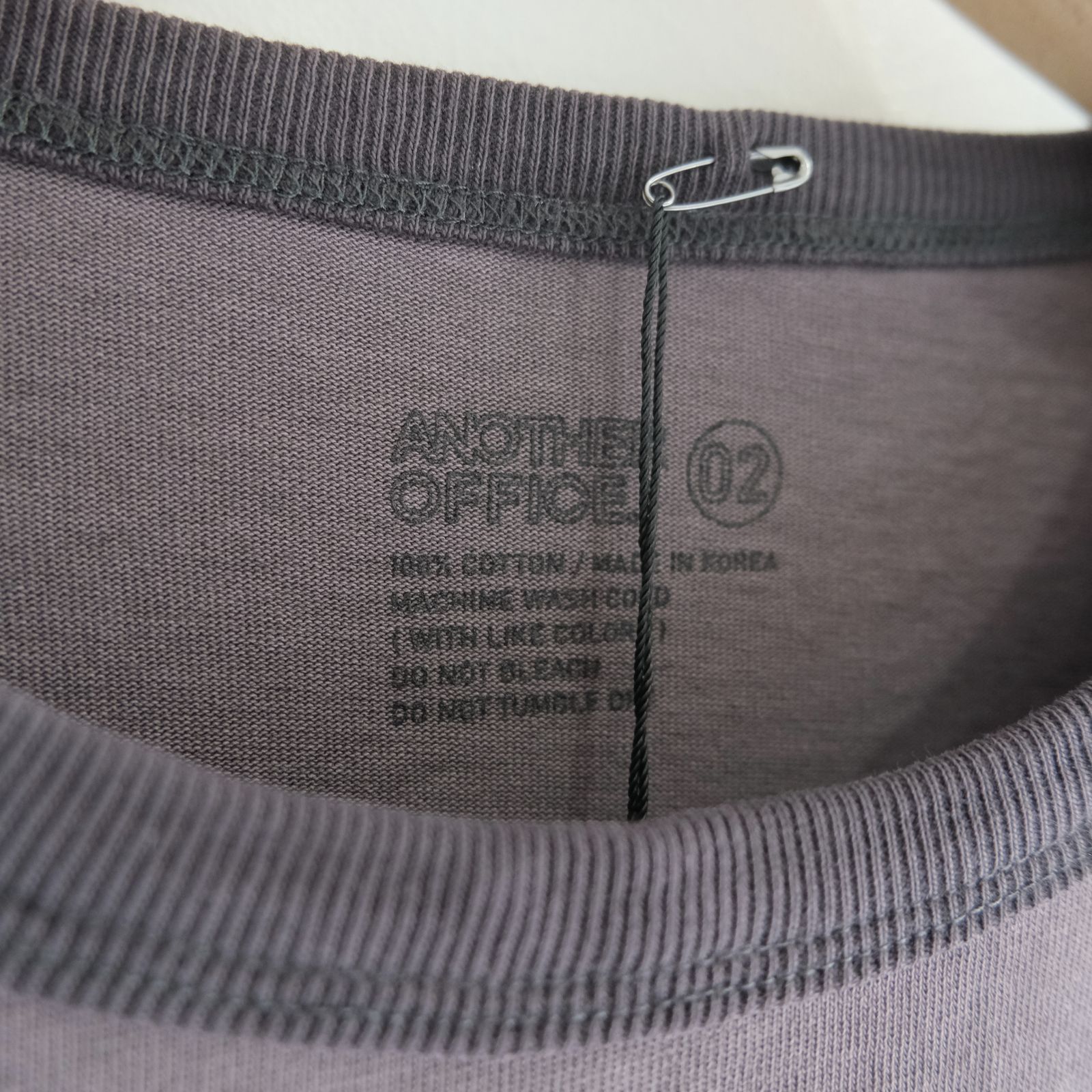 Homeboy Garment Ringer Tee / ホームボーイ ガーメント リンガーTシャツ（CHARCOAL BROWN）