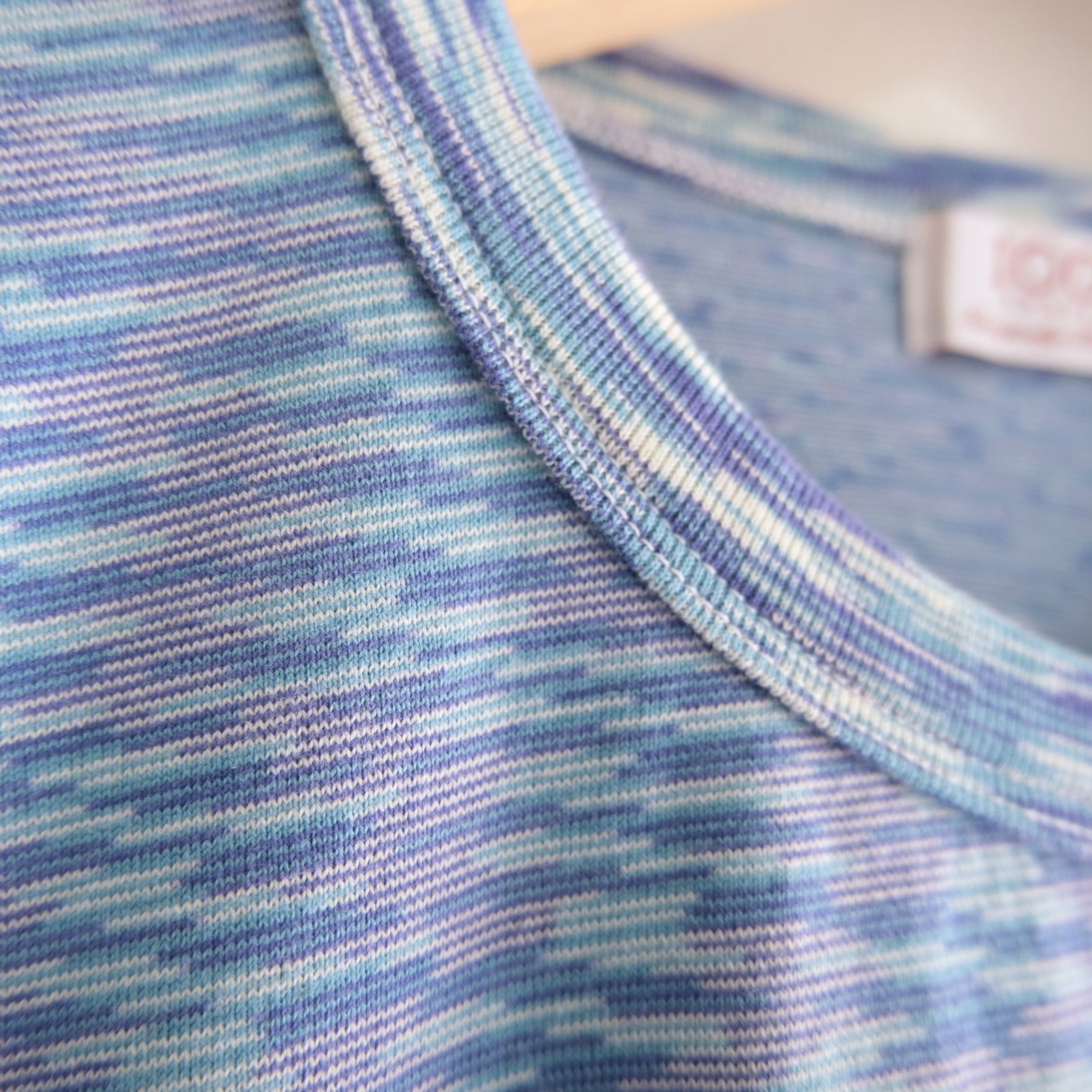 VORTEX TECHNICAL LOGO TEE fabric by SUN/kakke （MIX BLUE）