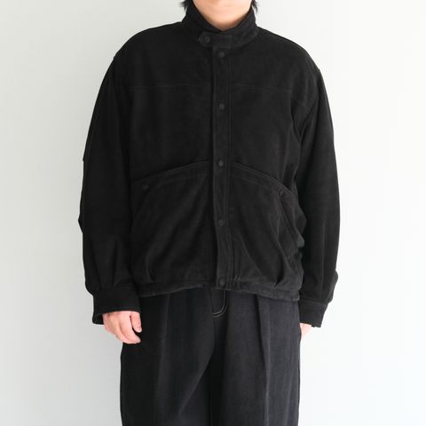 HIKER JACKET / ジャケット / レザージャケット / ハイカージャケット /  SHEEP SUEDE / 羊革 /  BLACK