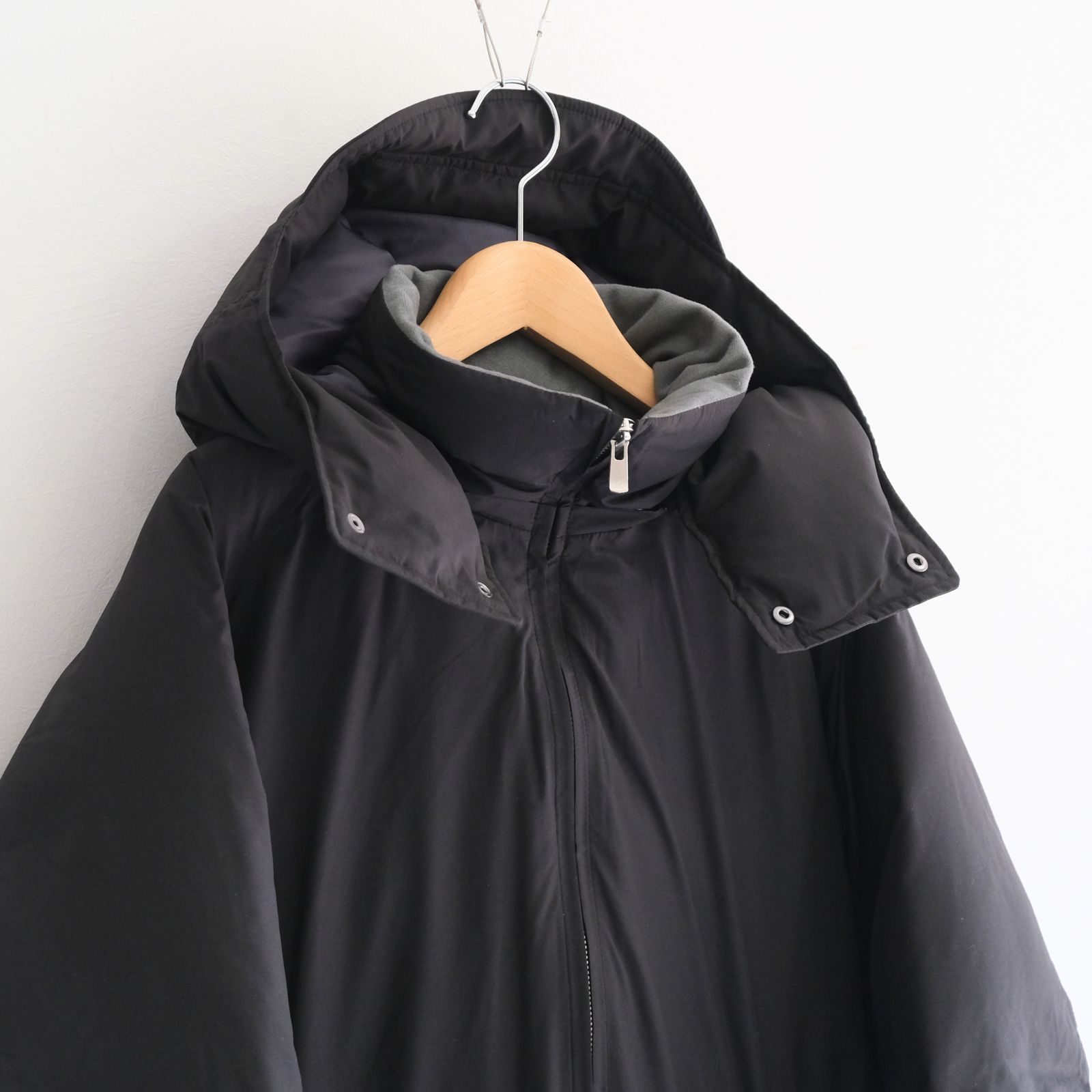 【残り1点】"KATAHDIN"  Water-repellent Down Half Coat（BLACK）
