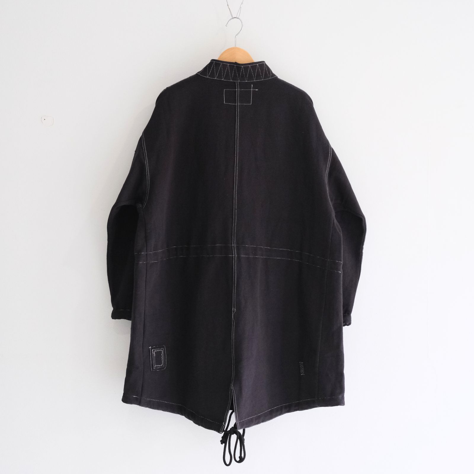 BRAMBLE PARKA / コート / フィッシュテールパーカー/ コットン / Wonky-Wear / BLACK