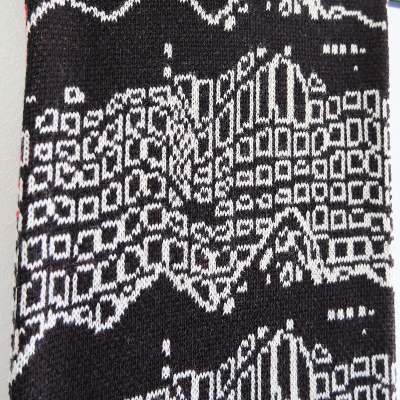 JACQUARD KNIT SOCCER SCARF（MULTI）