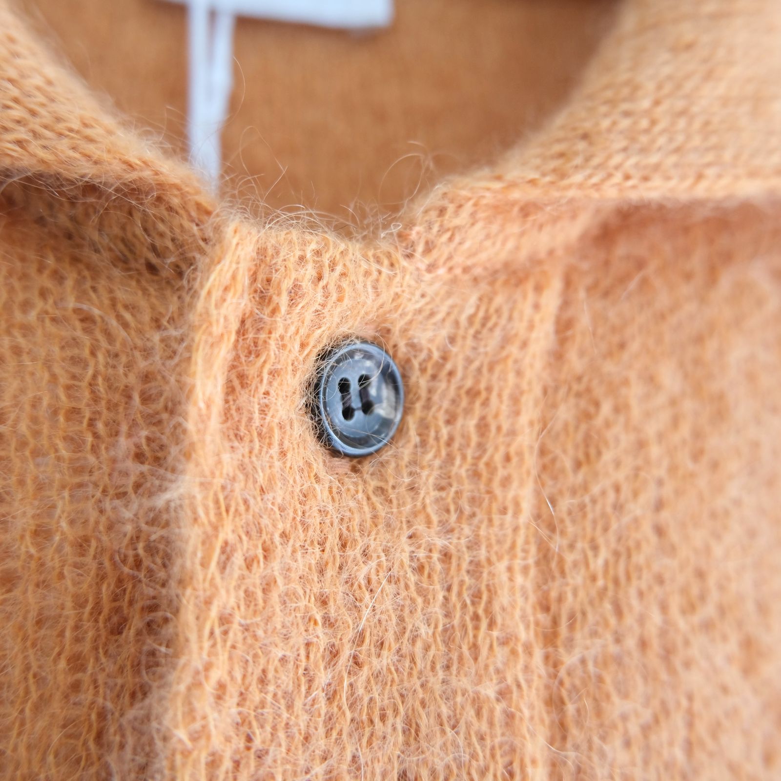 【残り1点】Kid Mohair Knit Shirts（Orange）