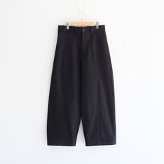 WELT TROUSER / ワイドストレート / ボトムス / BLACK