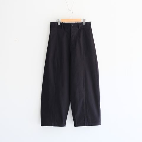 WELT TROUSER / ワイドストレート / ボトムス / BLACK