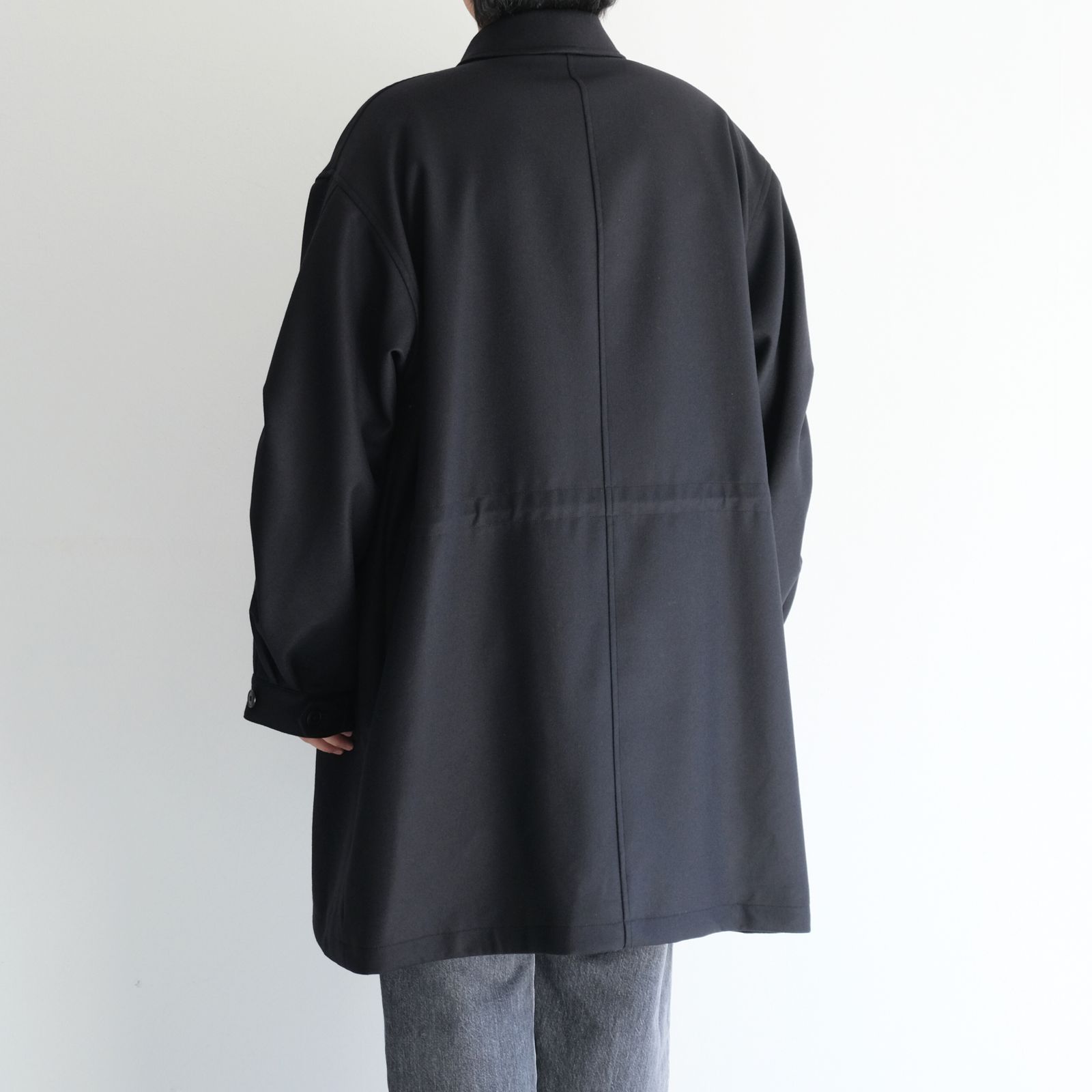 SUPER FINE LIGHT MELTON B/C FIELD COAT / コート /  / BLACK