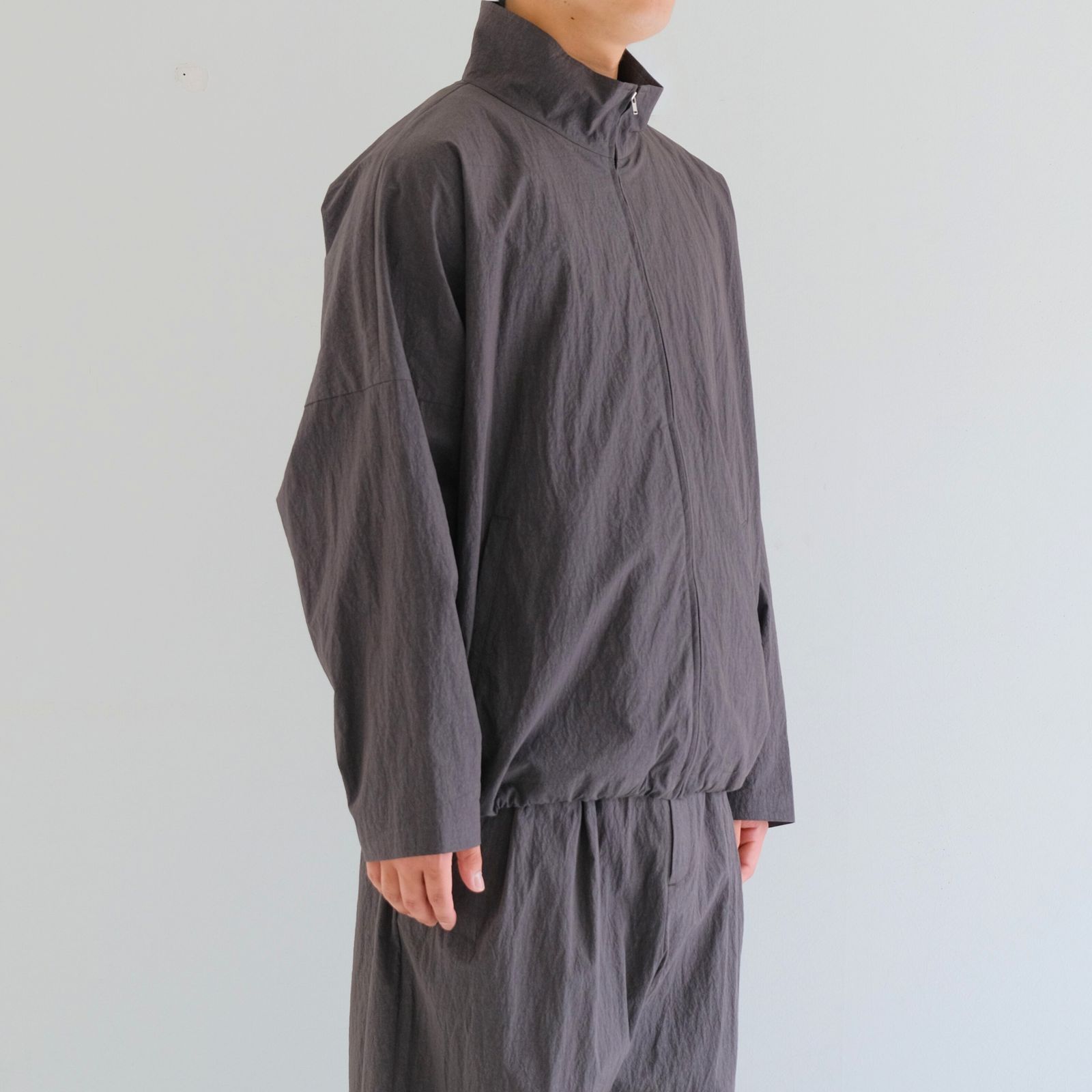 COTTON NYLON TRACK JACKET / トラックジャケット / コットンナイロン / TAUPE