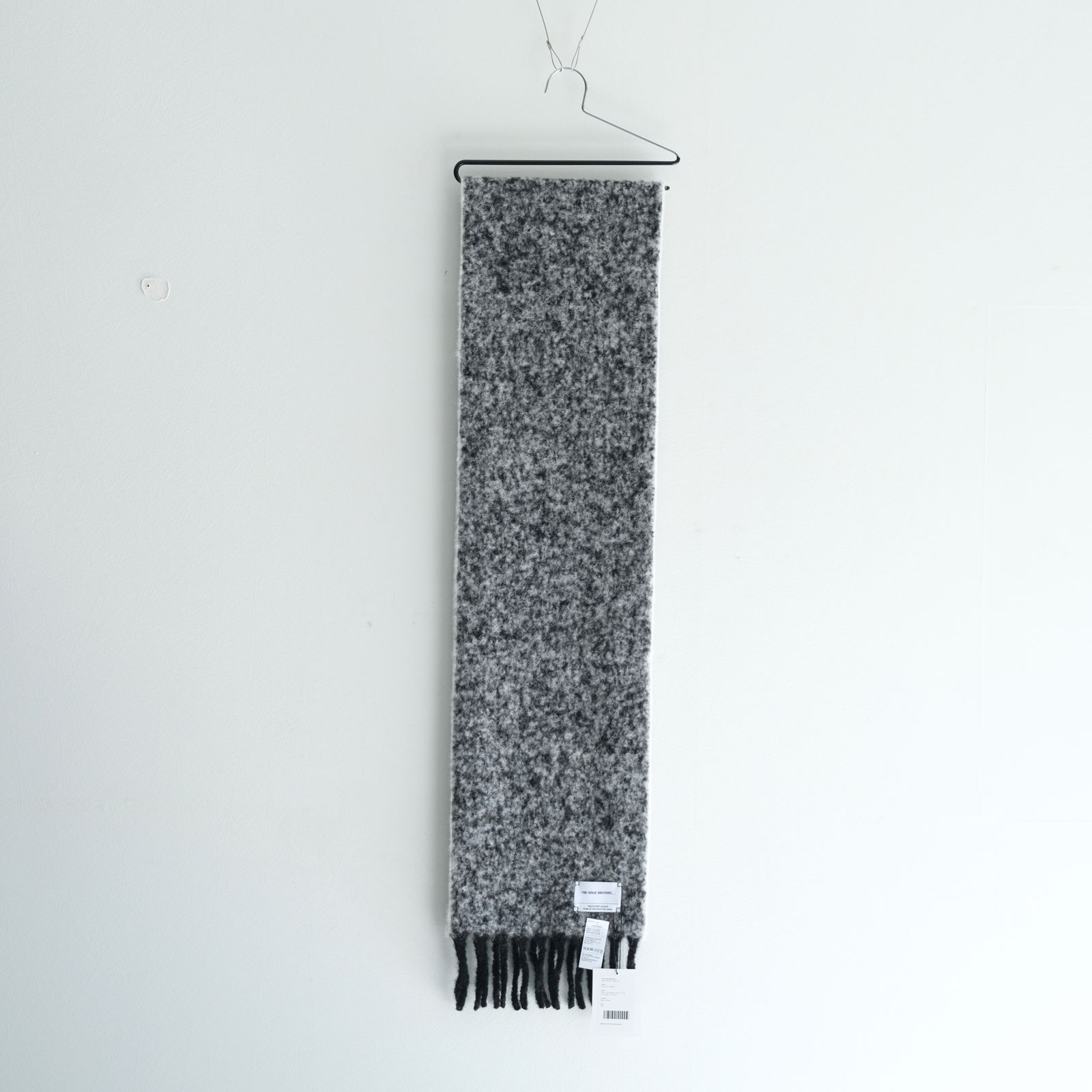 Two Colour Woolly Scarf / マフラー / アルパカ / Black / White