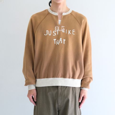 【残り1点】THE THIRD SWEATSHIRT VINTAGE（VINTAGE CAMEL）