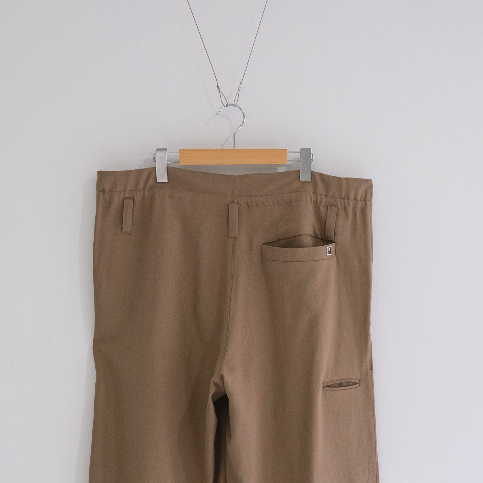 WIDE STRING PANTS / パンツ / SAND BROWN