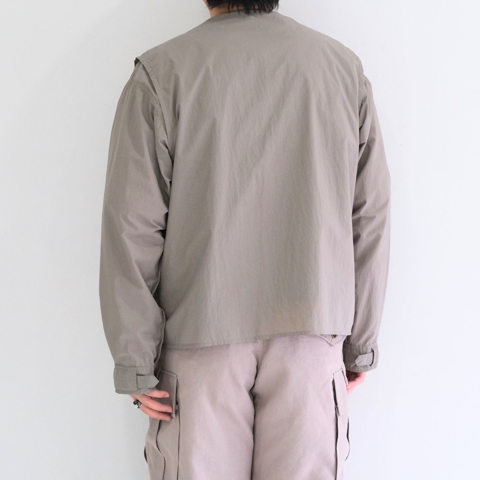 Weathering Nylon Reversible 4Way JKT / ウェザリングナイロンリバーシブル4Wayジャケット（KHAKI）
