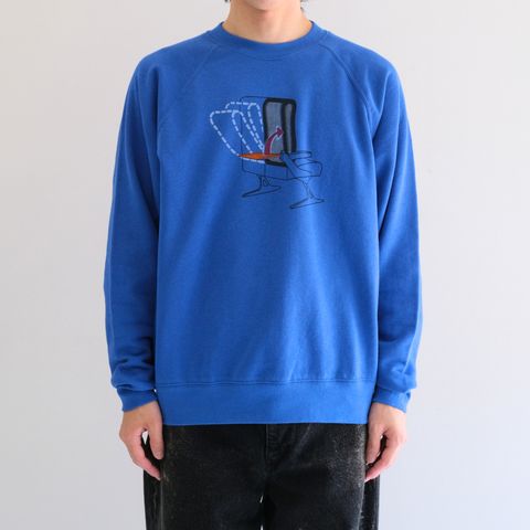 Relax Raglan Sweat / リラックスラグランスウェット（BLUE）