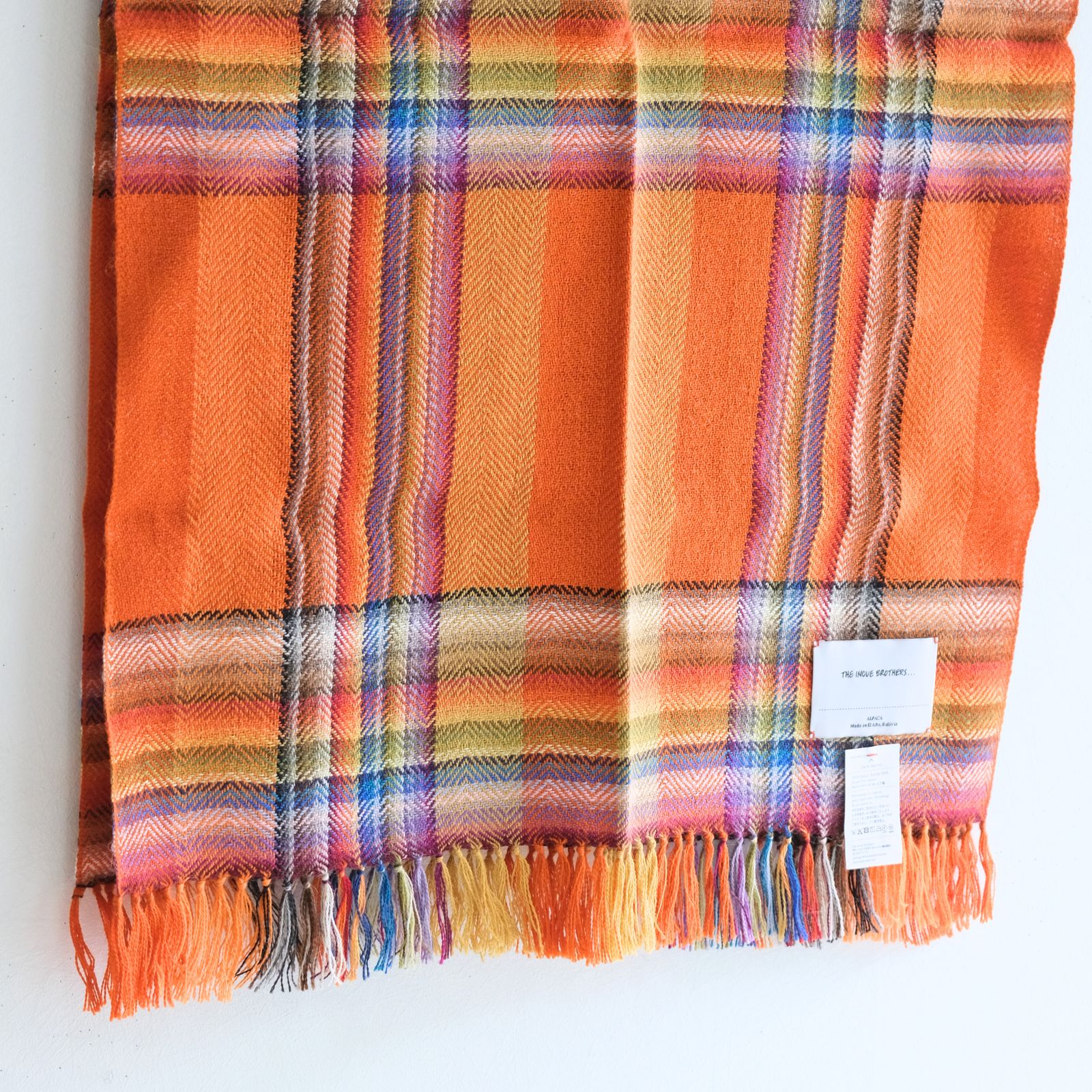 【残り1点】Multi Coloured Scarf（Orange）