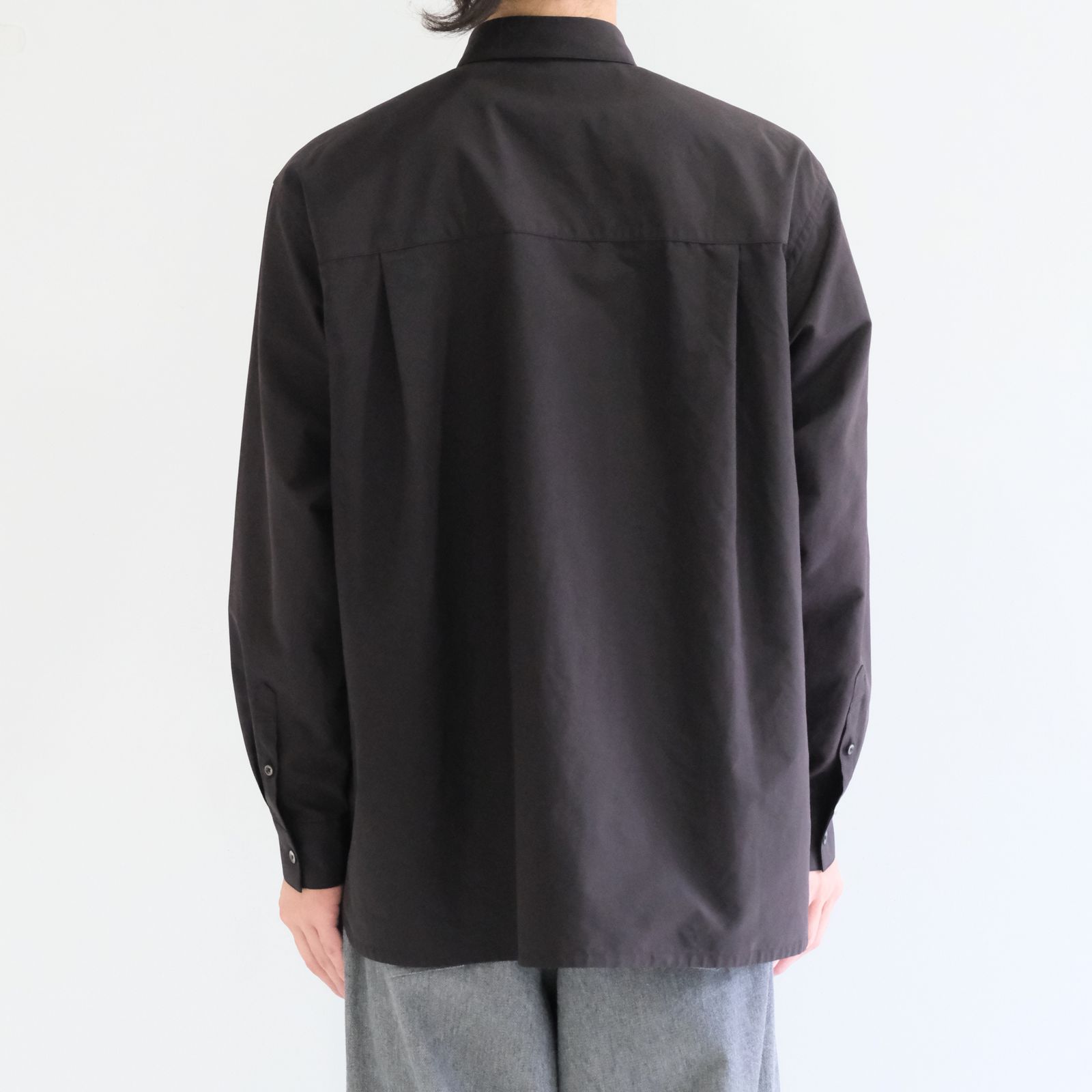 Peach back twill - Rob - / ピーチバックツイル - ロブ -（Charcoal black）