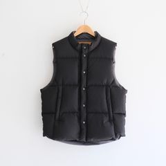【残り1点】"SPRINGFIELD"  Water-repellent Down Vest（BLACK）