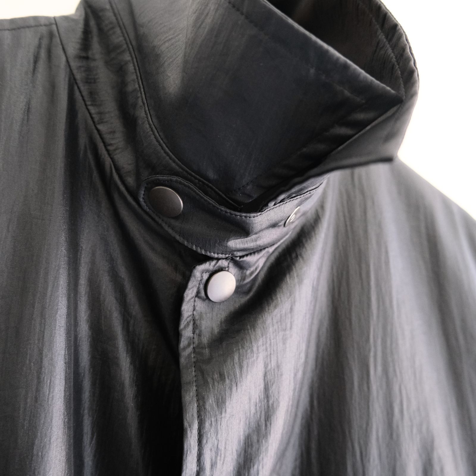 LUSTER NYLON TAFFETA COACH JKT / ジャケット / コーチジャケット / BLACK