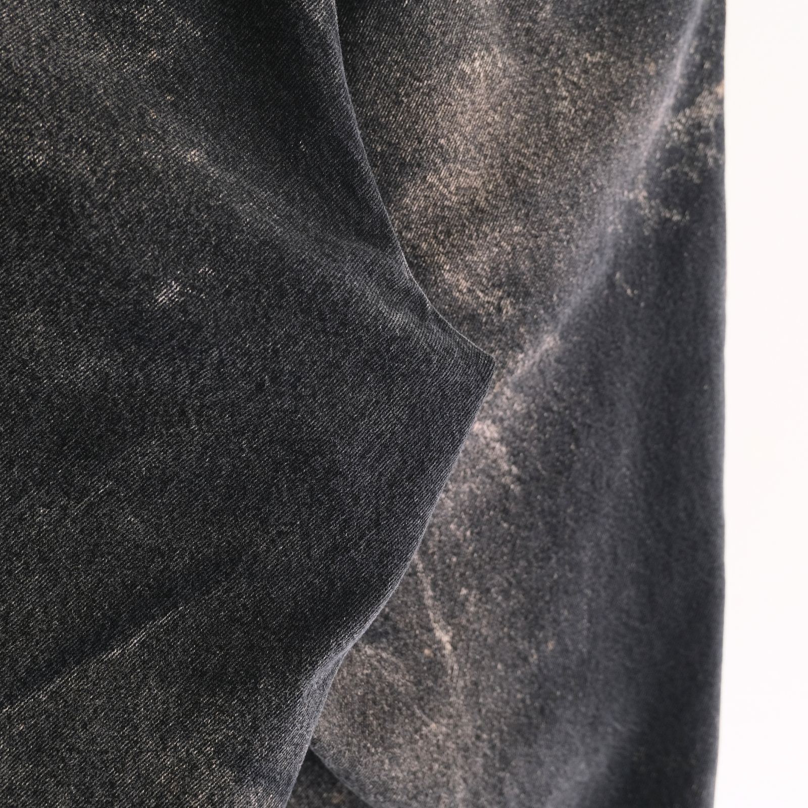 CHEMICAL WASH DENIM PANTS / ケミカルウォッシュデニムパンツ（BLACK）