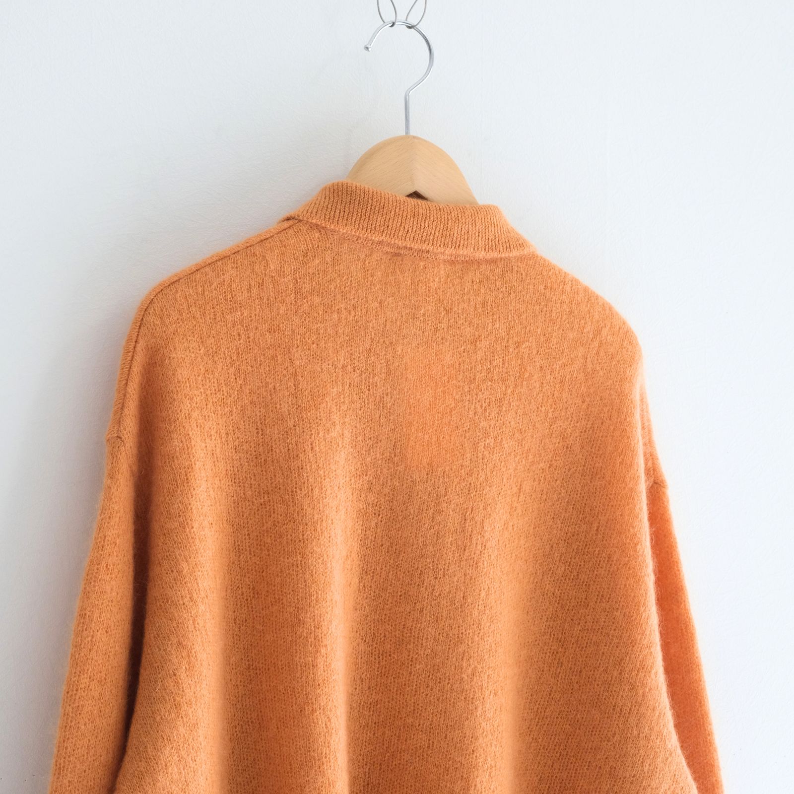 【残り1点】Kid Mohair Knit Shirts（Orange）