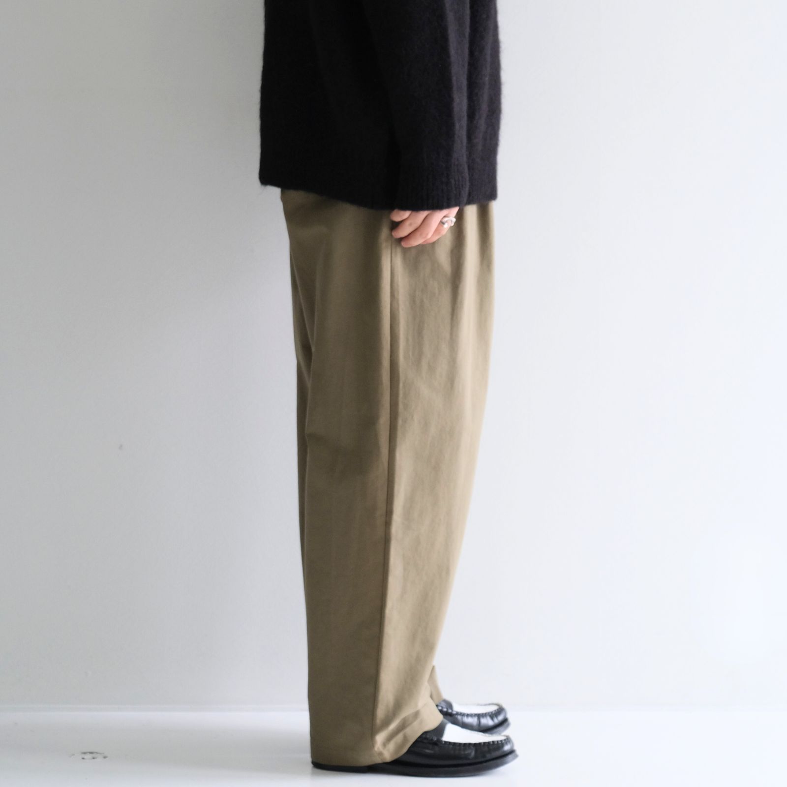 Logic Pleat Pant / ロジックプリーツパンツ（Olive）