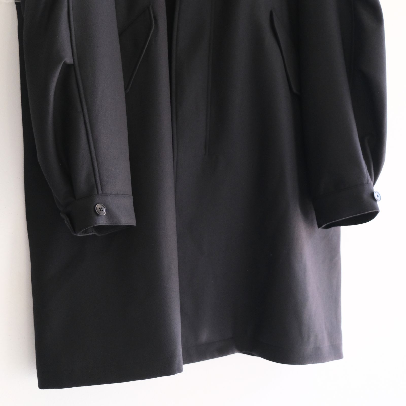 SUPER FINE LIGHT MELTON B/C FIELD COAT / コート /  / BLACK