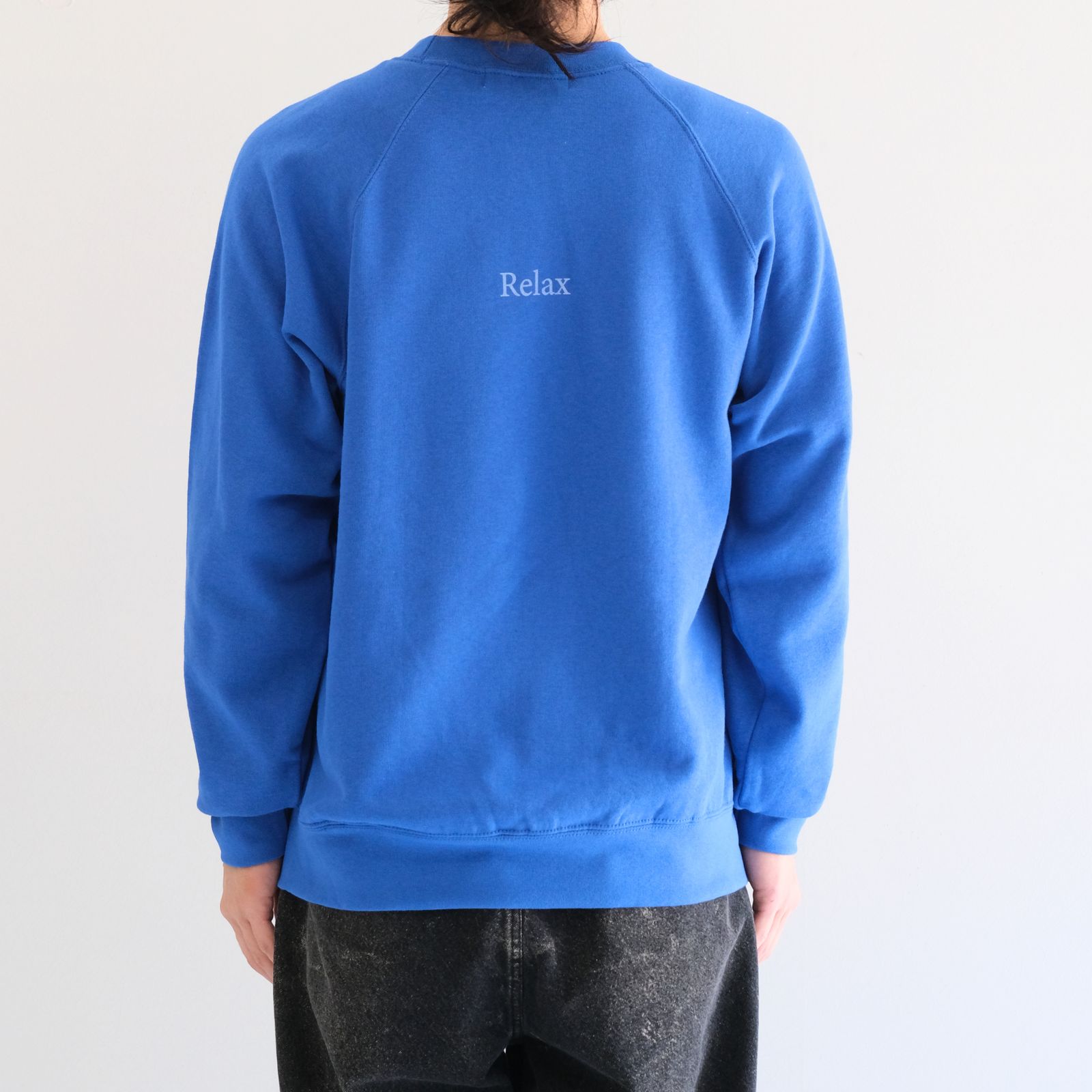 Relax Raglan Sweat / リラックスラグランスウェット（BLUE）