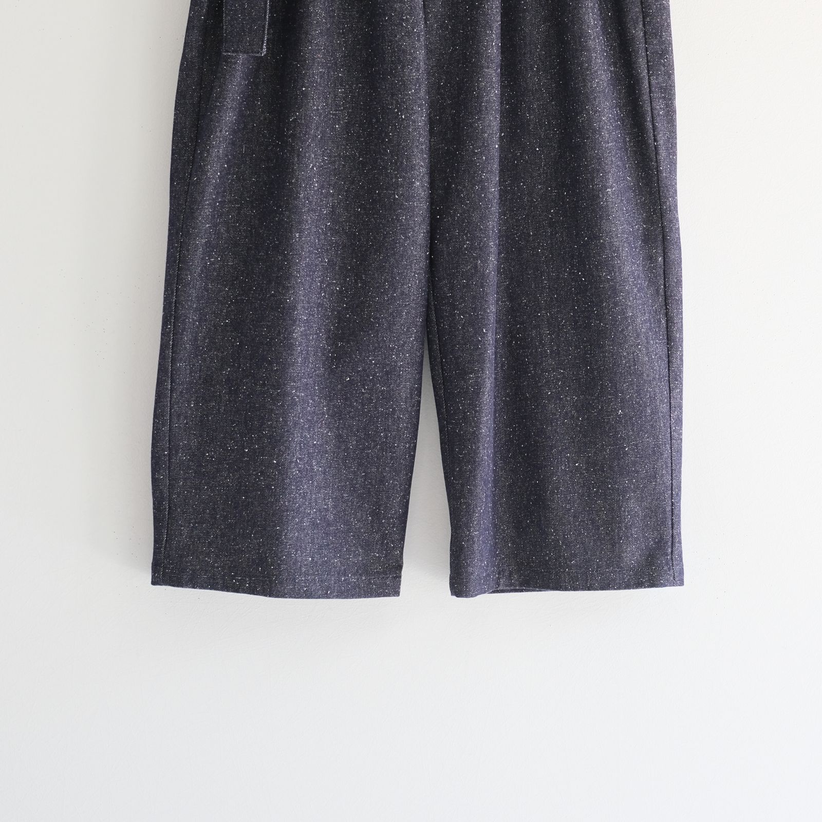 Silk Denim Wide Pants / デニム / シルク / コットン / NAVY
