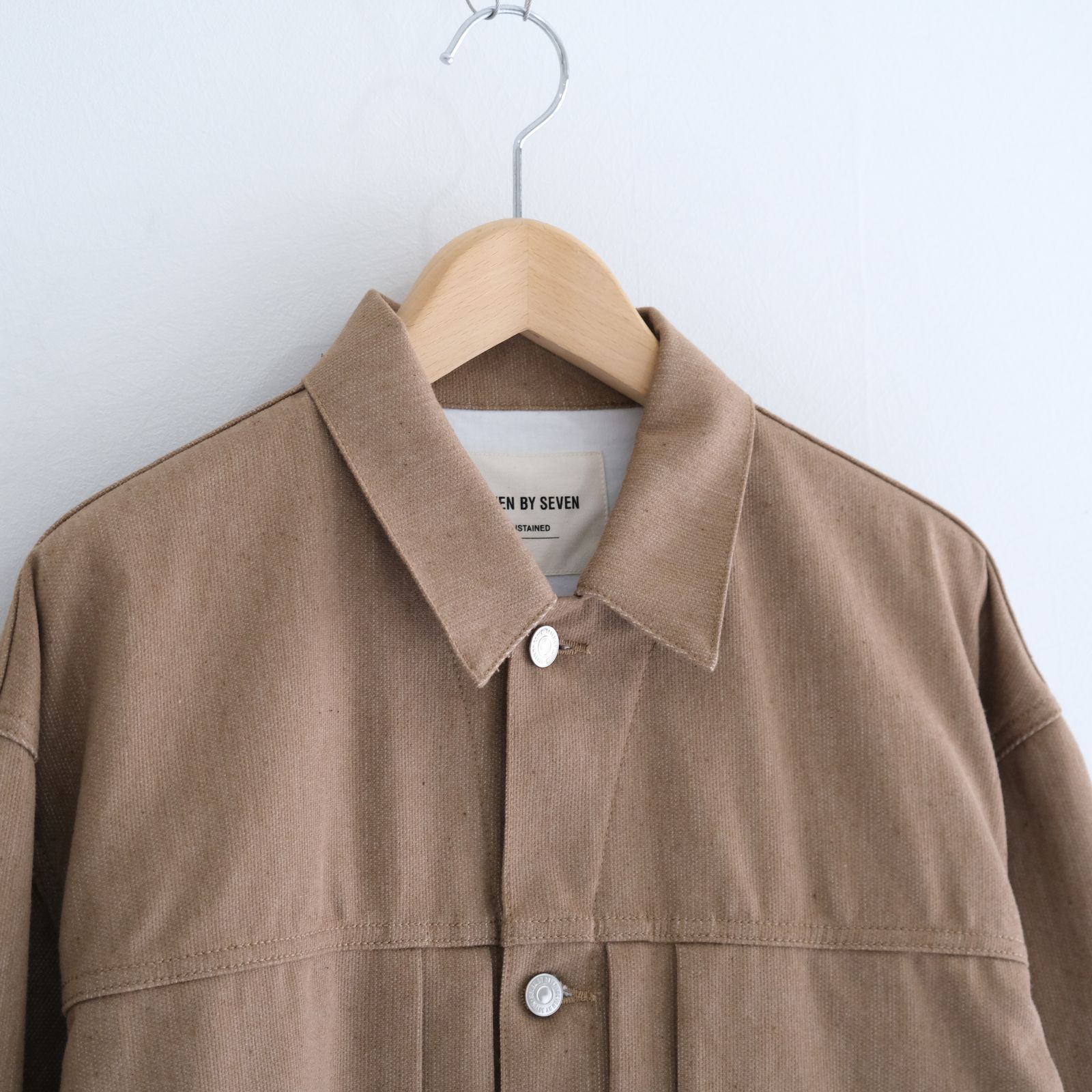 1ST TYPE COTTON PIQUE JACKET / ジャケット / Unstained / organic cotton / D.Brw
